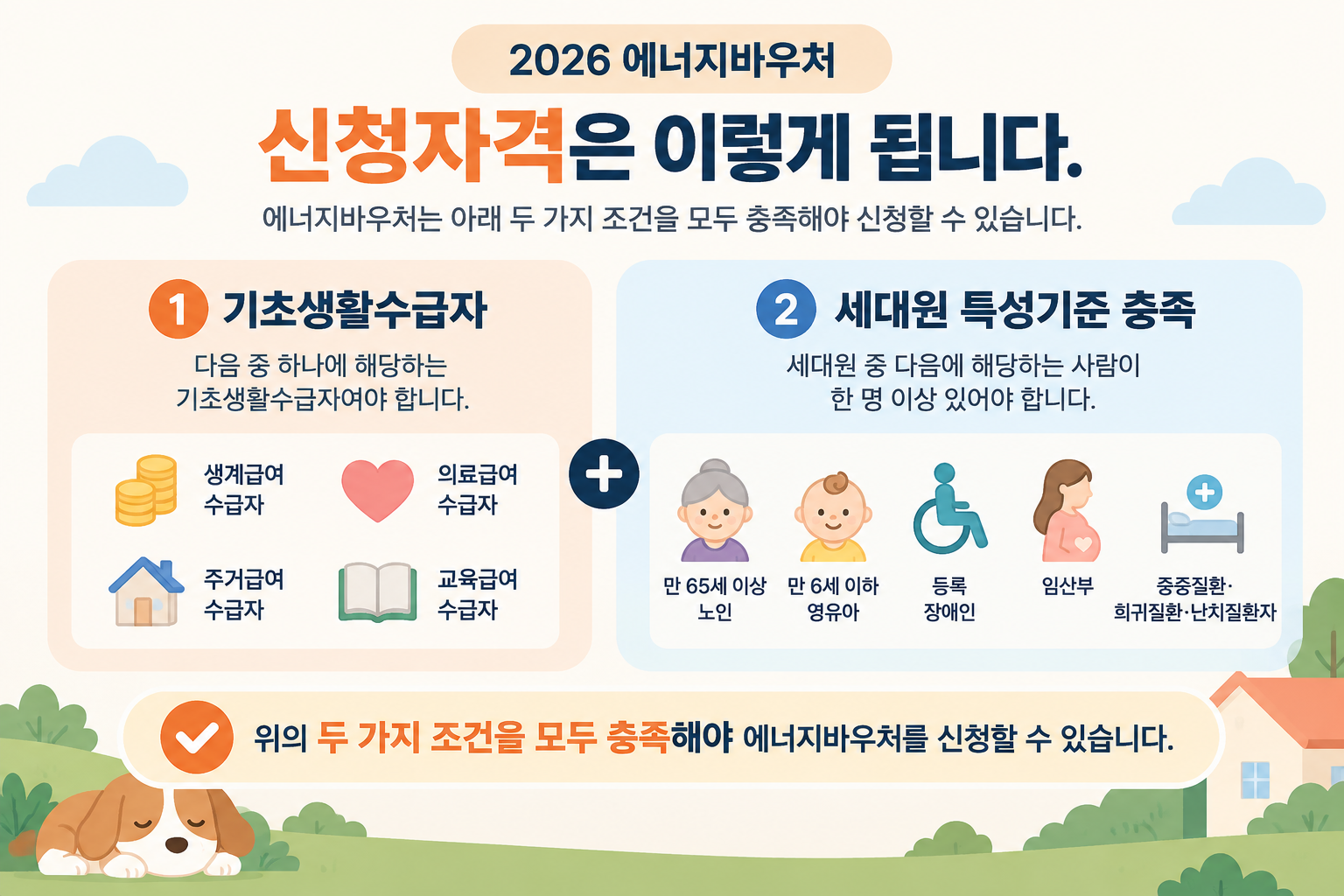 2026 에너지바우처 신청자격 안내